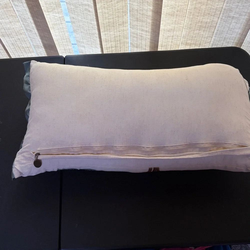 Pier 1 Cream Textured Pillow